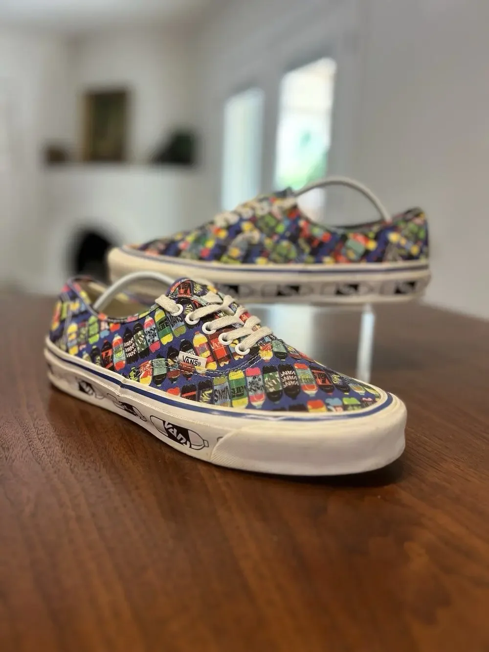 Vans Vault x Fergus Purcell OG Authentic LX Corner Shop Drink VN0A4BV9063 Sz 12